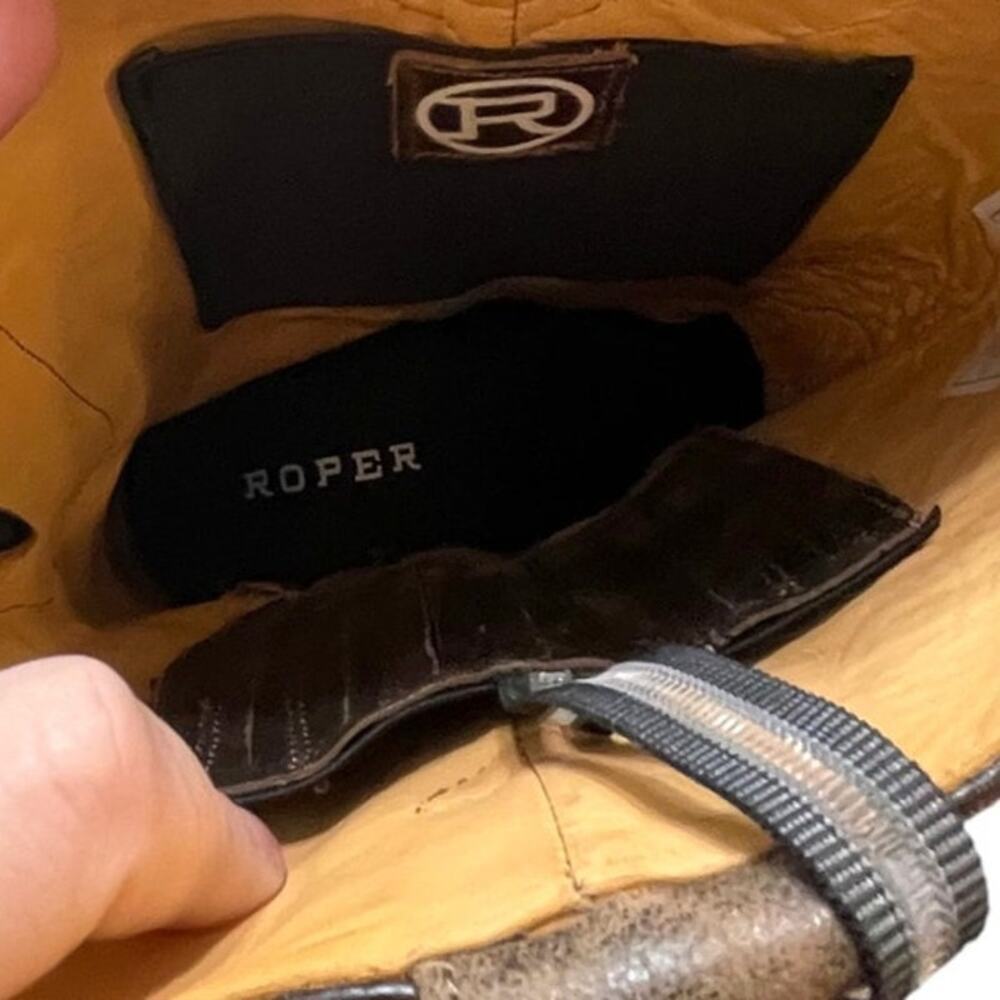 Roper Men’s Sidewinder CCS Cowboy Boots – 12EE – New With Tags - Picture 8 of 13